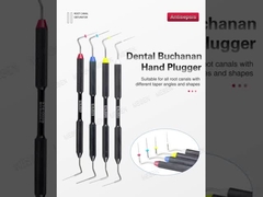 Dental Sybronendo Endo BuchananHand Plugger Double Tips paslanmaz çelik çubuğu, magent olmayan