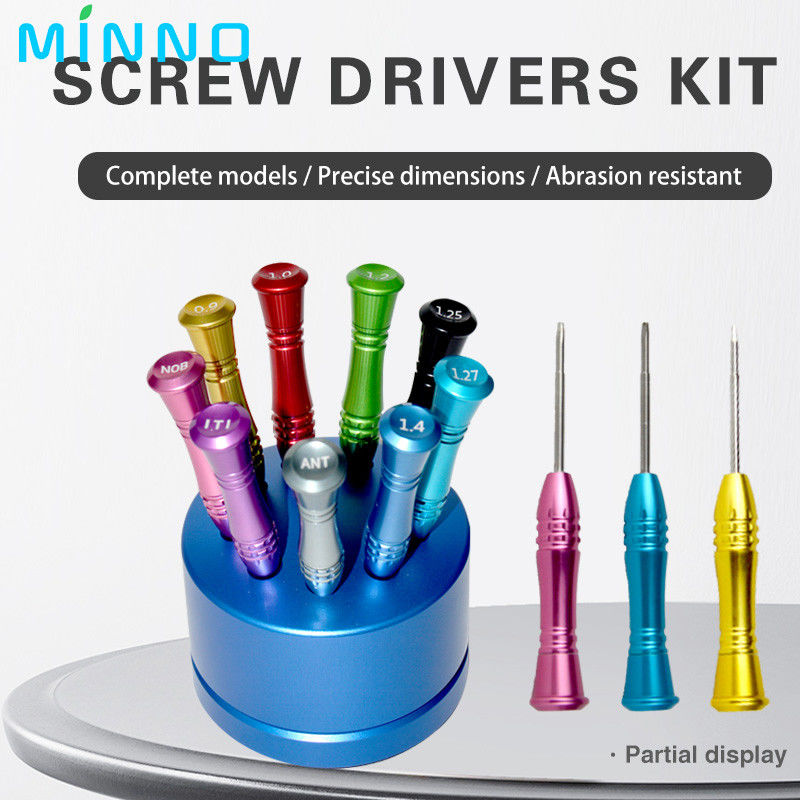 Diş Mekaniği İmplant tornavida Kit Diş İmplantı Aletleri 9pcs Diş tornavida Mikro tornavida Diş Hekimi Enstrümanı Yüksek kaliteli