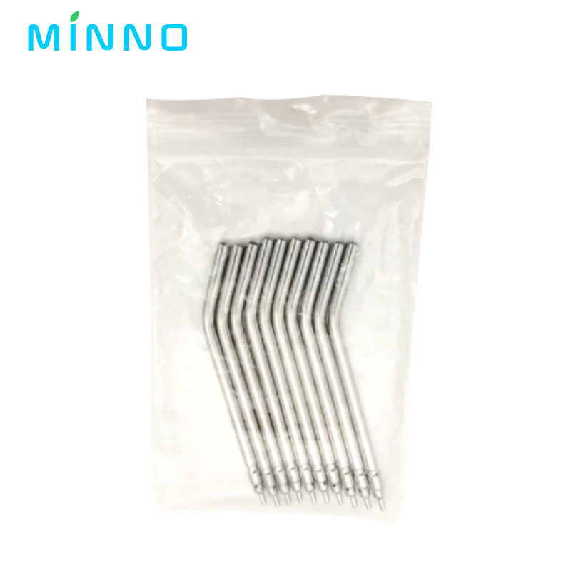 10 pcs Paslanmaz Çelik Diş Hava Üçlü Şırınga 3 Way Diş Hava Su püskürtmesi Şırınga Nozzles İpuçları