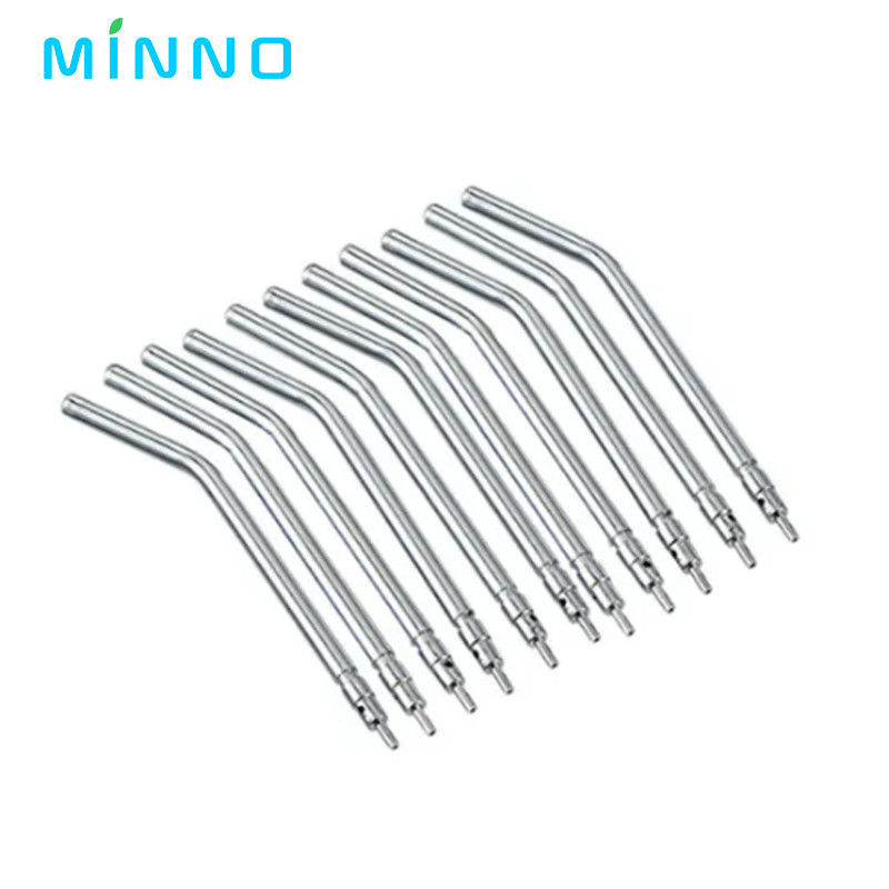 10 pcs Paslanmaz Çelik Diş Hava Üçlü Şırınga 3 Way Diş Hava Su püskürtmesi Şırınga Nozzles İpuçları