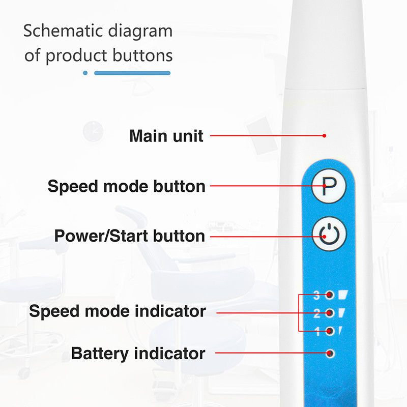 Dental Sonic Endodontic Irrigator Kök Kanal Ultra Temizlik için Endo Aktivatör / Dental Kök Kanal Sonic Irrigator Aktivatör Diş Hekimliği Aracı