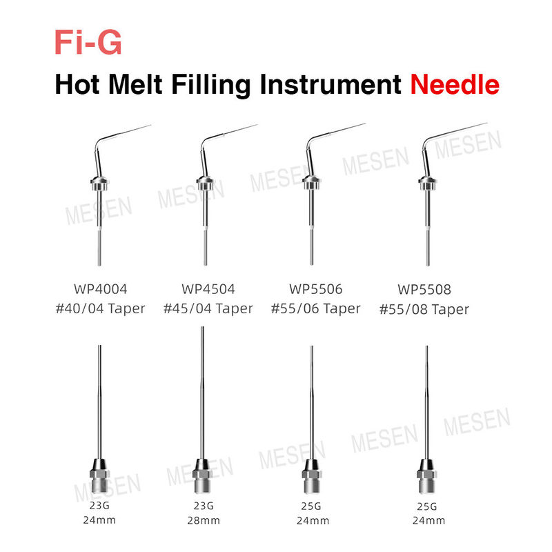 Fi-G Hot Melt Doldurma aleti İğne Gutta-percha sızıntısını önle 360 dönen iğne 4 iğne seçenekler için