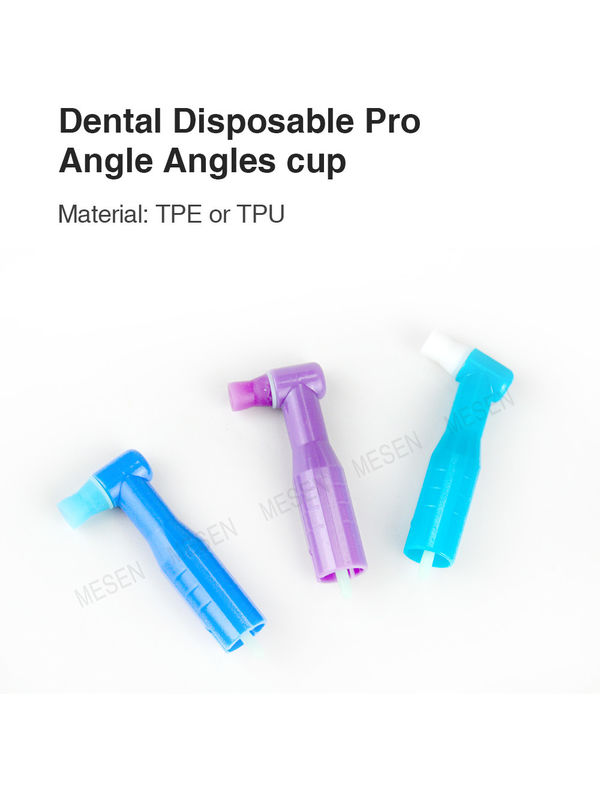 Dental Tek kullanımlık Pro Angle Corners Cup Malzeme TPE veya TPU yumuşak diş tek kullanımlık prophy angles cup,prohylaxis cup
