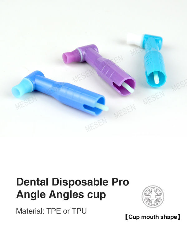 Dental Tek kullanımlık Pro Angle Corners Cup Malzeme TPE veya TPU yumuşak diş tek kullanımlık prophy angles cup,prohylaxis cup