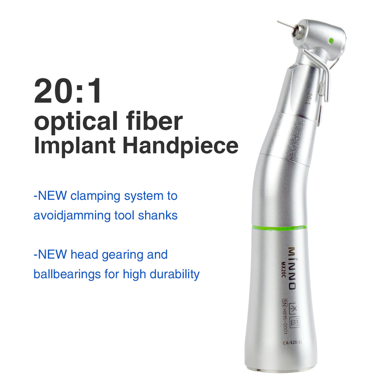 20Optik fiberli ameliyat motoru için çıkarılabilir kafa implantı